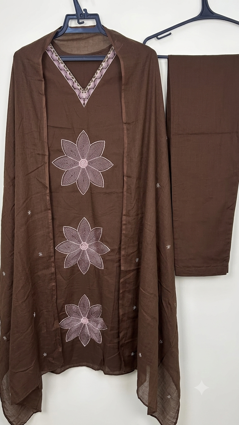 BROWN 3- piece set