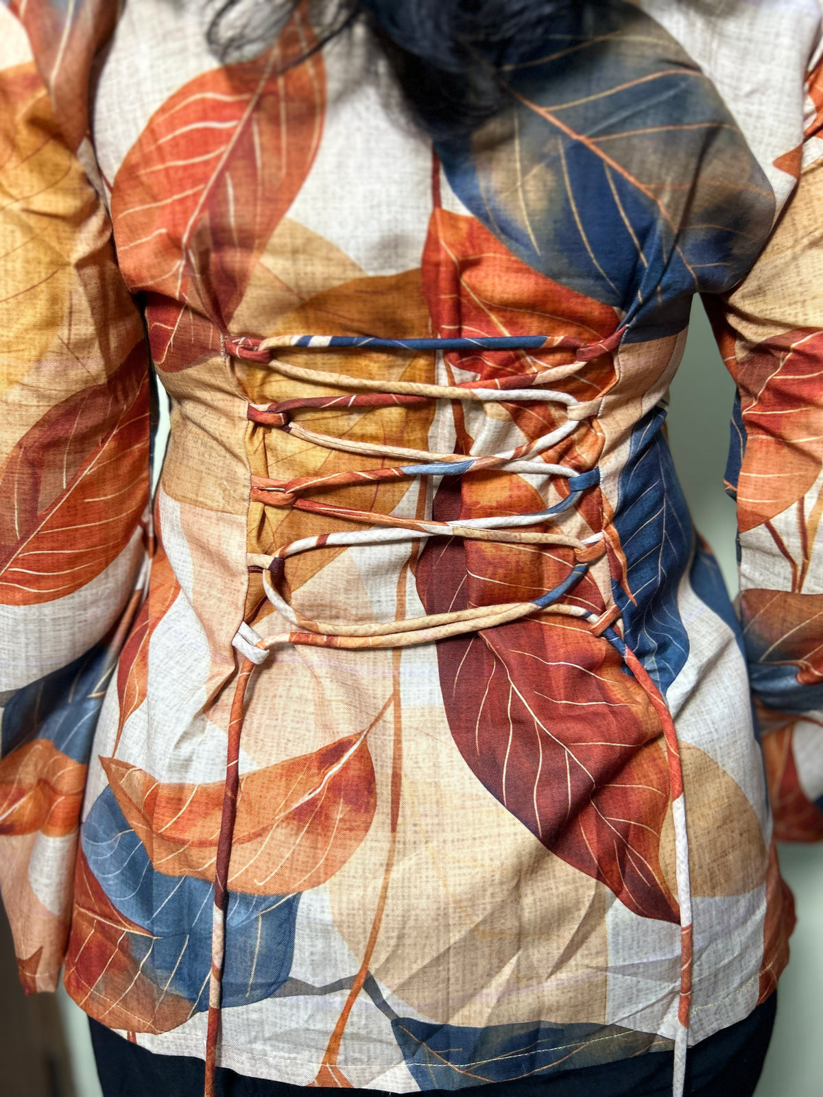 LEAF CORSET TOP