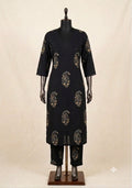 BLACK FLORAL COORDS